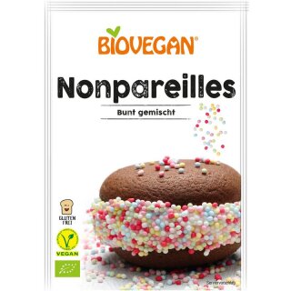 Biovegan Nonpareilles bunt gemischt BIO - Bio - 35g