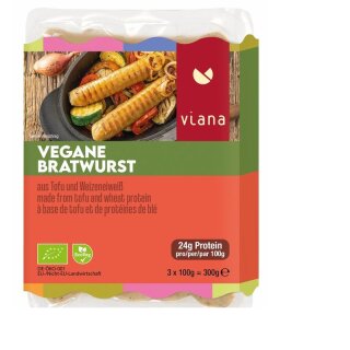 Viana Veggie Fresh Bratwurst - Bio - 300g