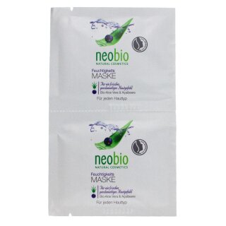 neobio Feuchtigkeitsmaske - 2x7,5ml