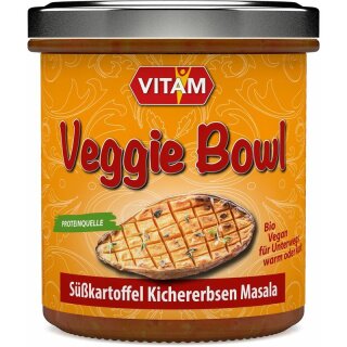 Vitam Veggie Bowl Süßkartoffel Kichererbsen Masala - Bio - 300g
