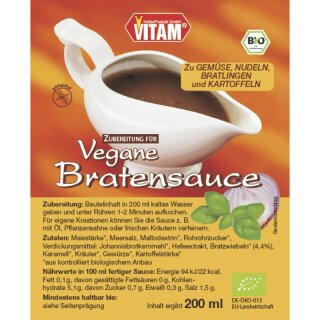 Vitam Braten Sauce - Bio - 15g