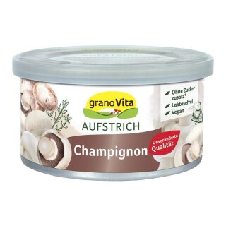 granoVita Veganer Brotaufstrich Champignon - 125g