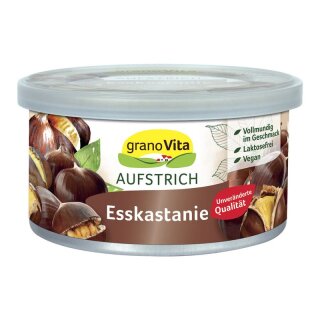 granoVita Veganer Brotaufstrich mit Esskastanien - 125g