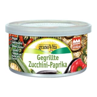 granoVita Pastete Gegrillte Zucchini-Paprika - 125g