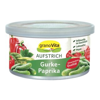 granoVita Pastete Gurke-Paprika - 125g
