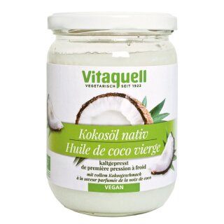 Vitaquell Kokosöl nativ - Bio - 430ml