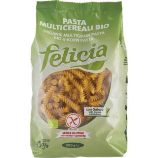 Felicia Bio Mais Reis Buchweizen und Quinoa Fusilli glutenfrei - Bio - 500g