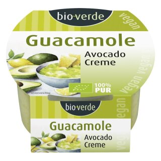 bio-verde Guacamole Avocado-Creme - Bio - 150g