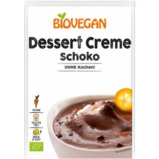 Biovegan Dessertcreme Schoko ohne Kochen 10er Pack - Bio - 10 x 68g