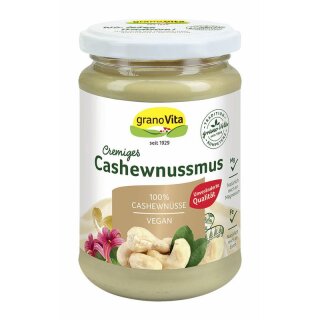 granoVita Cashewnussmus - 500g x 6  - 6er Pack VPE