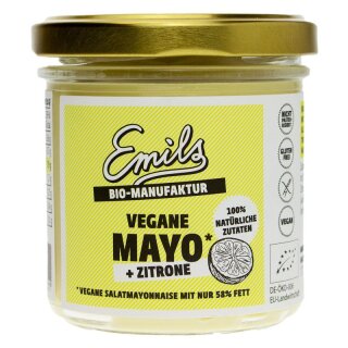 Emils vegane Mayo mit Zitrone - Bio - 125g