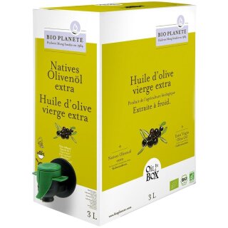 Bio Planète Olivenöl mild nativ extra OIL IN BOX - Bio - 3l