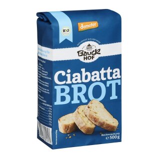 Bauckhof Backmischung Ciabatta Brot - Bio - 500g