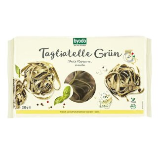 byodo Byodo Tagliatelle grün Pasta Superiore semola Nester - Bio - 250g
