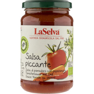 Laselva Salsa piccante Tomatensauce mit frischem Gemüse und Chili - Bio - 340g
