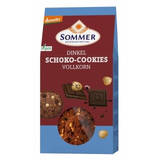 Sommer Vollkorn Dinkel Schoko Cookies - Bio - 150g