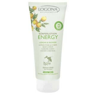 Logona Energy Körperlotion Lemon & Ingwer 200ml