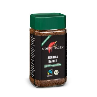 Mount Hagen Fairtrade Instant Kaffee entkoffeiniert - Bio - 100g