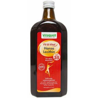 Vitaquell Fit & Vital Hansa Lecithin flüssig zur Nahrungsergänzung - 500ml