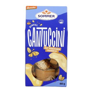 Sommer Demeter Dinkel Cantuccini mit knackigen Mandeln - Bio - 150g