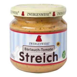 Zwergenwiese Bärlauch Tomate Streich - Bio - 180g