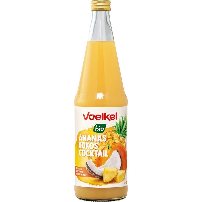 Voelkel Ananas Kokos Cocktail - Bio - 0,7l - ekomarkt.de