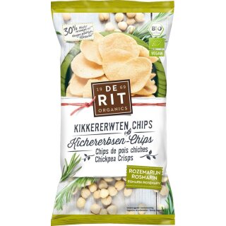 de Rit Kichererbsen-Chips Rosmarin - Bio - 75g