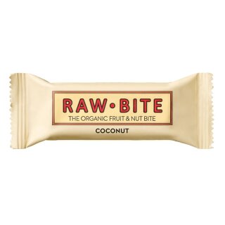 Raw Bite Fruchtriegel Coconut glutenfrei - Bio - 50g x 12  - 12er Pack VPE