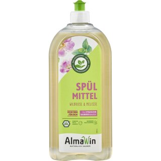 AlmaWin Spülmittel Wildrose & Melisse - 1l