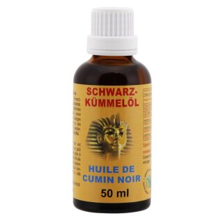 NaturGut Schwarzkümmelöl Nigella Sativa aus Ägypten kaltgepresst pur naturrein - 50ml