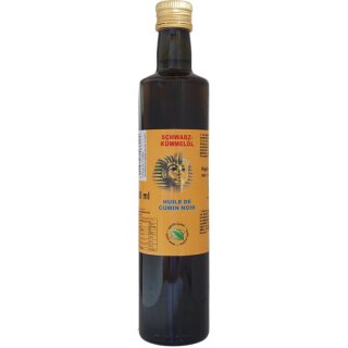 NaturGut Schwarzkümmelöl Nigella Sativa aus Ägypten kaltgepresst pur naturrein - 500ml