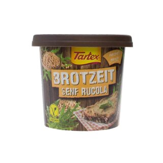 Tartex Brotzeit Senf Rucola - Bio - 125g