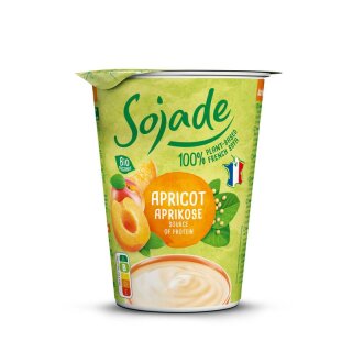 Sojade Soja-Alternative zu Joghurt Aprikose - Bio - 400g