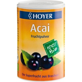 Hoyer Acai Fruchtpulver - Bio - 65g