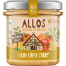 Allos Linsen-Aufstrich Gelbe Linse Curry - Bio - 140g
