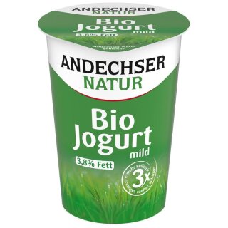Andechser Natur Jogurt mild 3,8% Becher - Bio - 500g