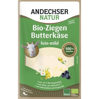 Andechser Natur Ziegenbutterkäse 48% Scheiben - Bio - 125g
