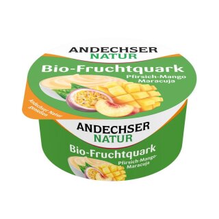 Andechser Natur Fruchtquark Pfirsich-Mango-Maracuja - Bio - 150g