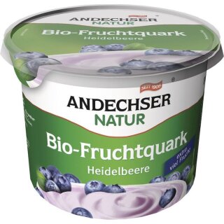 Andechser Natur Fruchtquark Heidelbeere 20% - Bio - 450g