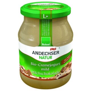Andechser Natur Cremejogurt Milchschokolade 7,5% - Bio - 500g