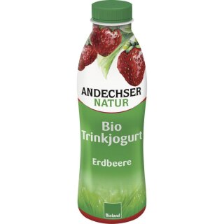 Andechser Natur Trinkjogurt Erdbeere 0,1% - Bio - 500g