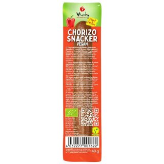 Wheaty Chorizo Snacker Vegan - Bio - 40g