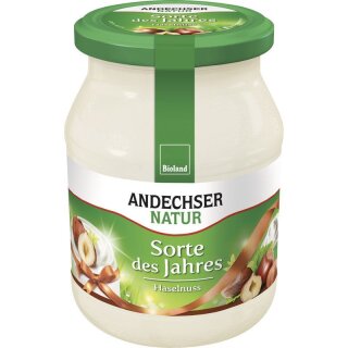 Andechser Natur Jogurt mild Haselnuss 3,7% - Bio - 500g