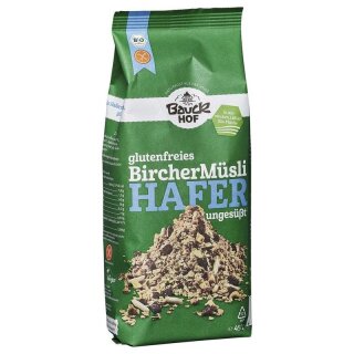 Bauckhof Hafer Müsli Bircher glutenfrei - Bio - 450g