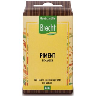 Gewürzmühle Brecht Piment gemahlen NFP - Bio - 35g