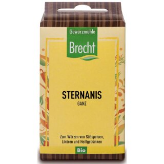 Gewürzmühle Brecht Sternanis ganz - Bio - 15g