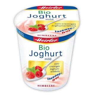 Heirler Joghurt mild Himbeere lactosefrei  - Bio - 150g