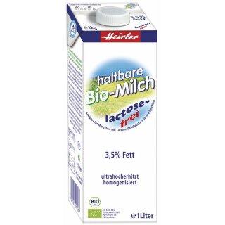 Heirler H-Milch lactosefrei 3,5% bio - Bio - 1l