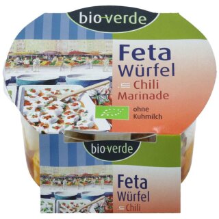 bio-verde Feta-Würfel pikant aus original griechischem Feta-Käse - Bio - 125g