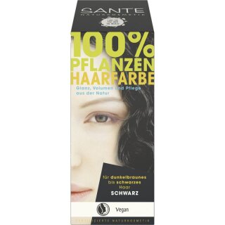 Sante Pflanzen-Haarfarbe schwarz - 100g